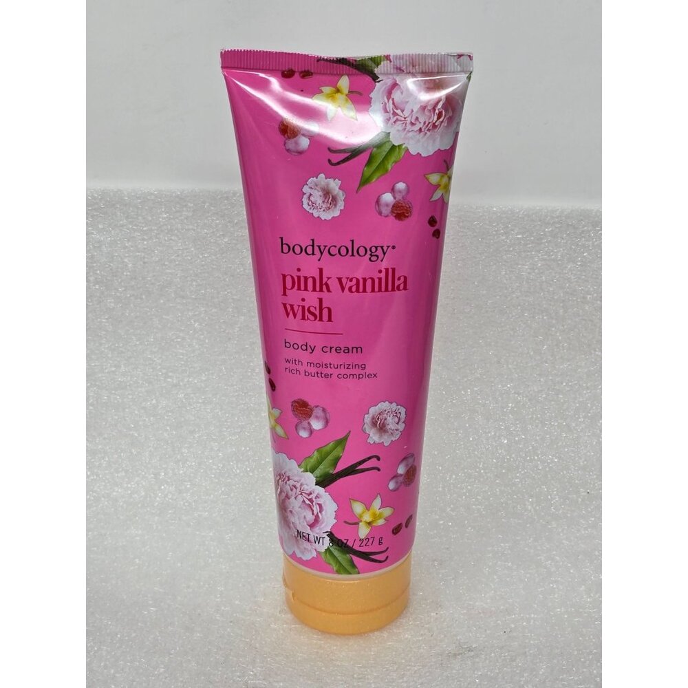 Bodycology Pink Vanilla Wish Body Cream With Moisturizing Rich Butter Complex 8